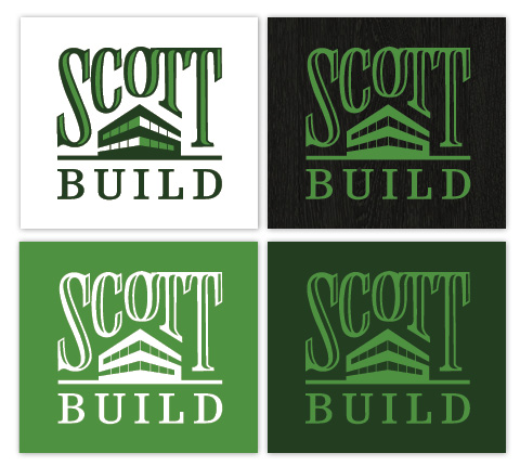 Scott Build Logo 4up